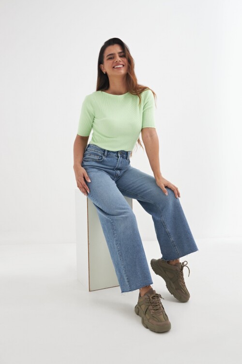 Sweater cuello bote LIMA