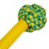 Juguete Perro Masticable Cuerda Soga Nudos Dental 22Cm Variante Color Amarillo
