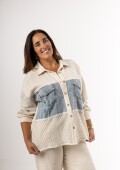 Camisa premium combinada Camisa premium combinada
