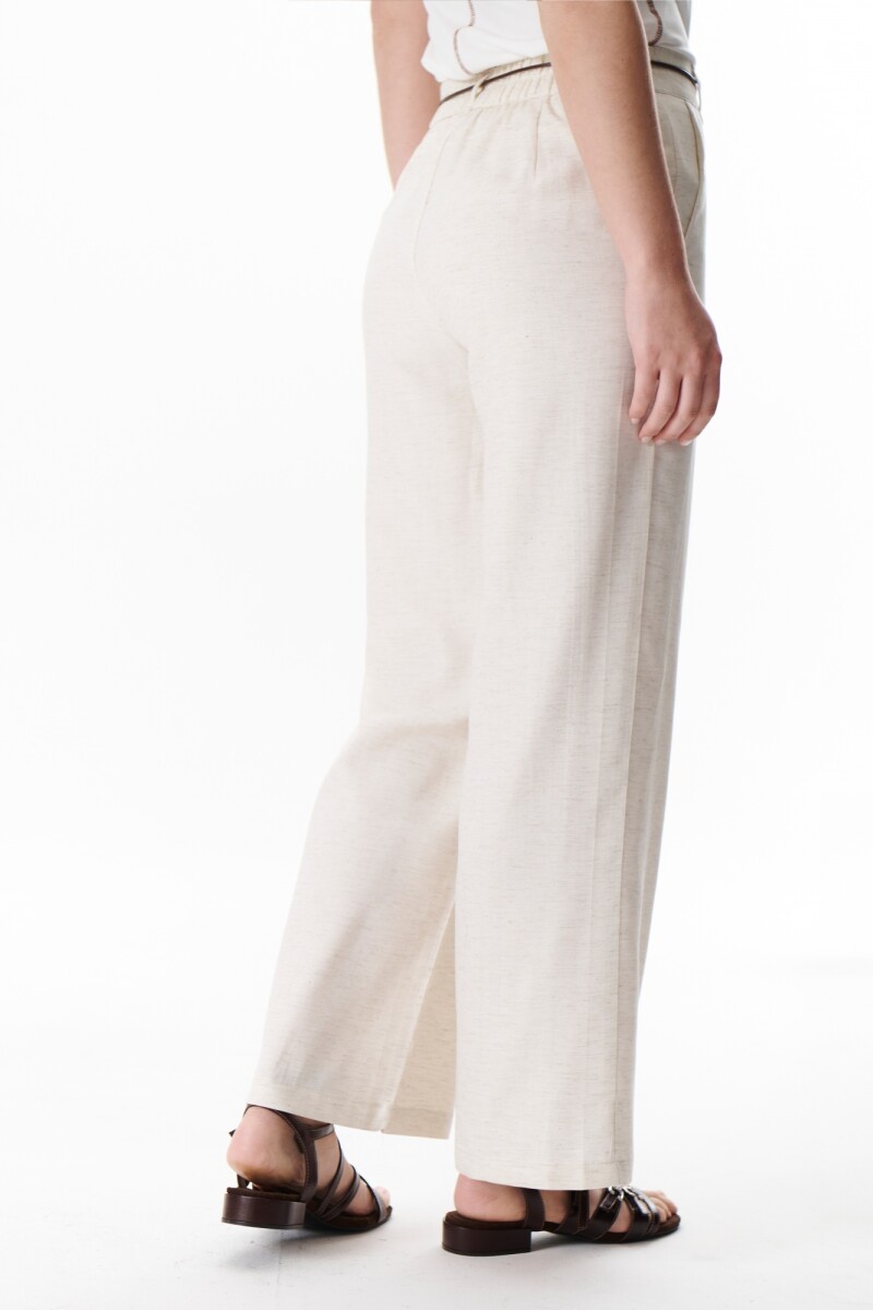PANTALON LINO LYRIO BEIGE
