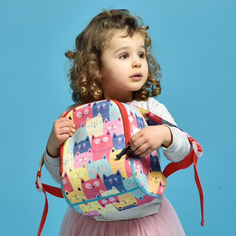 Mochila Infantil brio neopreno Gatitos