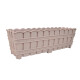 Maceta de balcón 50 cm simil bambú ROSA