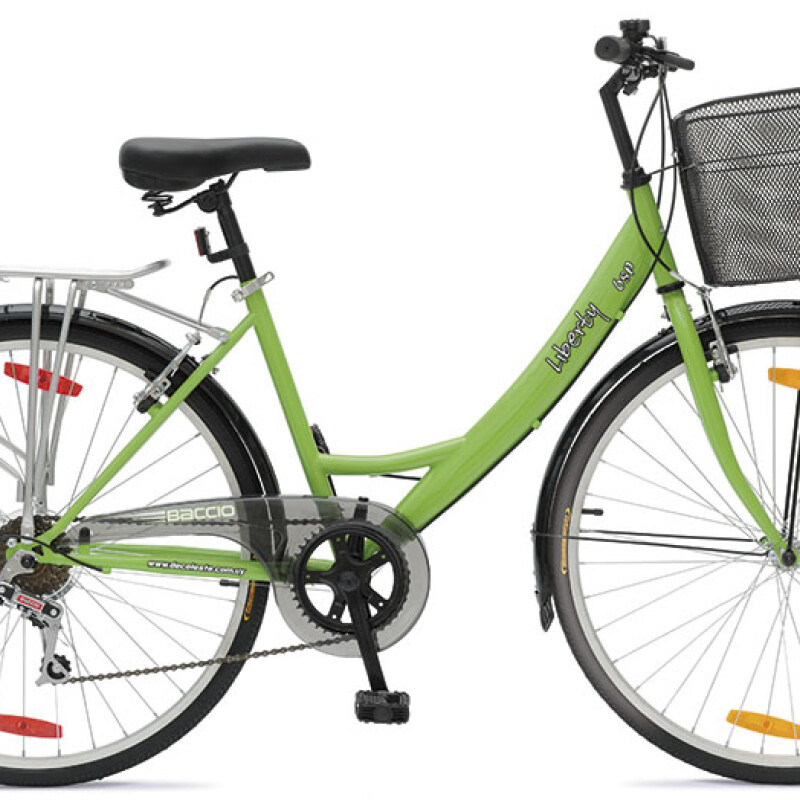 BICICLETA BACCIO R-26 6V LIBERTY Parrilla Reforzada Sin color