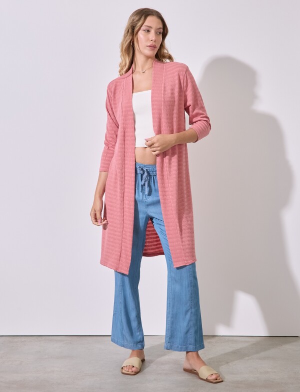 Cardigan Texturado ROSA