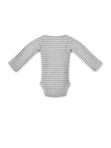 CONJUNTO BODY Y PELELE GRIS MELANGE M