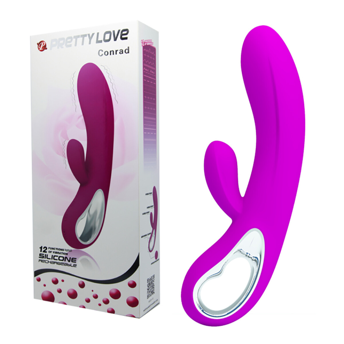 Pretty Love Elmer Vibrador Recargable Rosa 