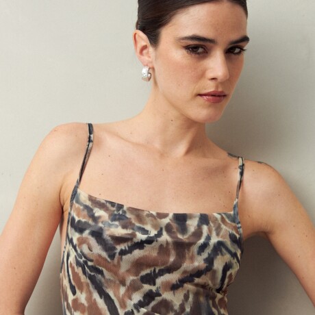 VESTIDO ANORA Animal Print