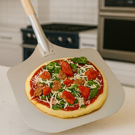Pala para Pizza de Aluminio y Madera 26 cm Pala para Pizza de Aluminio y Madera 26 cm
