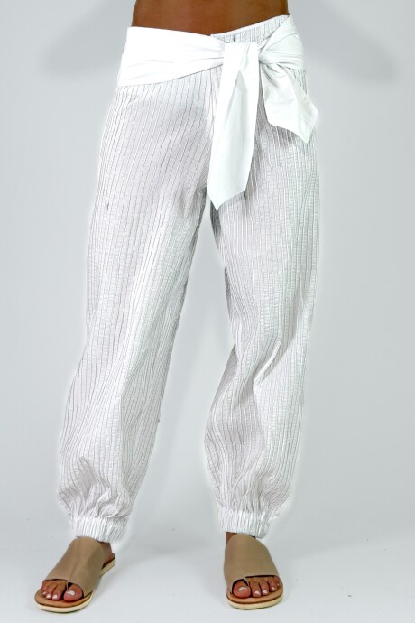 PANTALON SABA Blanco
