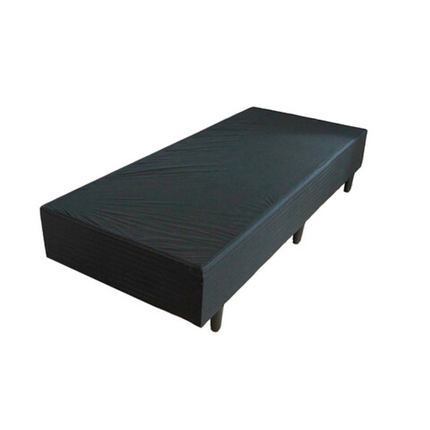Box Para Colchón De 1 Plaza Estructura Madera Negro Box Para Colchón De 1 Plaza Estructura Madera Negro