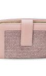 BILLETERA AGNES TEJIDO MAUVE