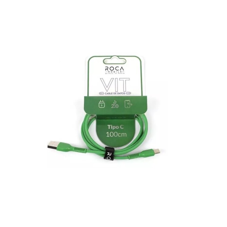 CABLE DE DATOS USB A TIPO C ROCA 100CM CABLE DE DATOS USB A TIPO C ROCA 100CM