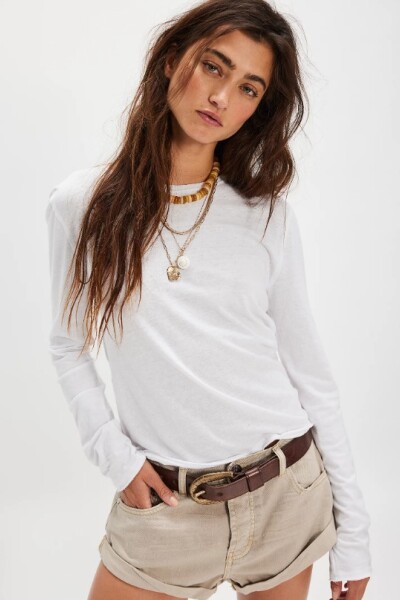 NOVA TEE LS Blanco