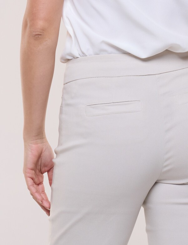 Pantalón Slim Pull On GRIS CLARO