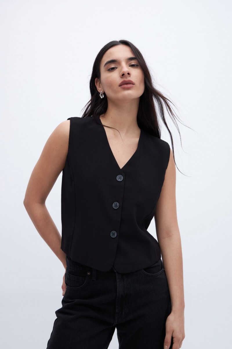 Chaleco Nerica - Negro 