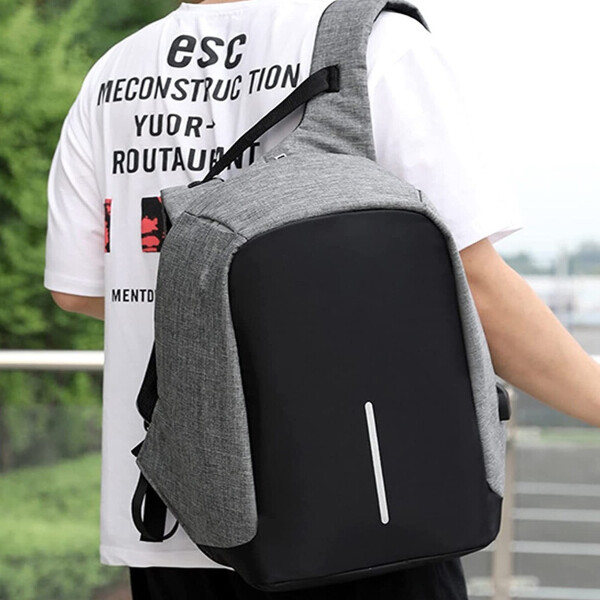 Mochila Anti Robo Hx-6811 GRIS