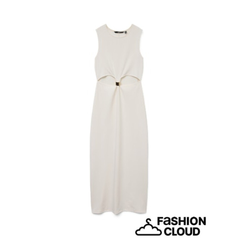 VMALLISON SL ANKLE DRESS JRS GA Cloud Dancer