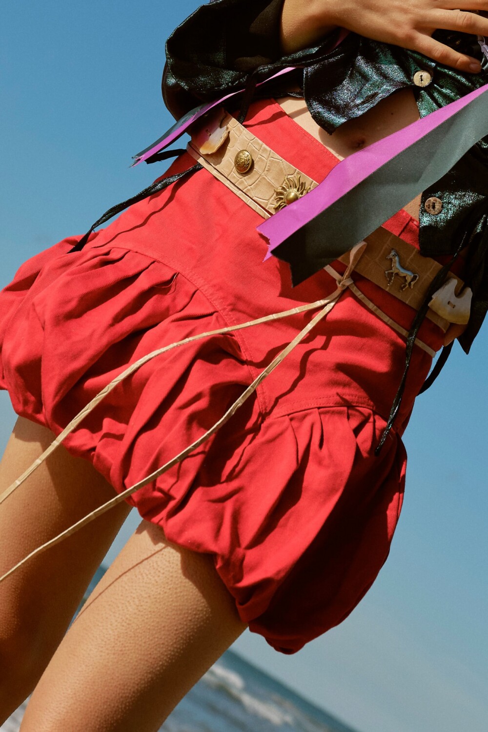 Baloon Skirt Vaquero Colorado