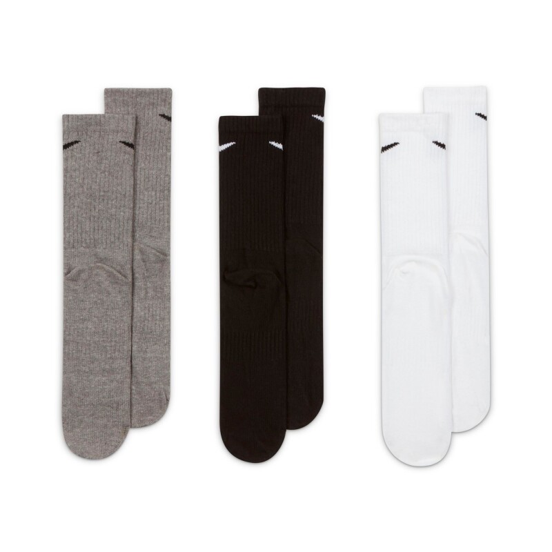 Medias Nike Everyday Ltwt Media larga 3-Pack Unisex Multicolor