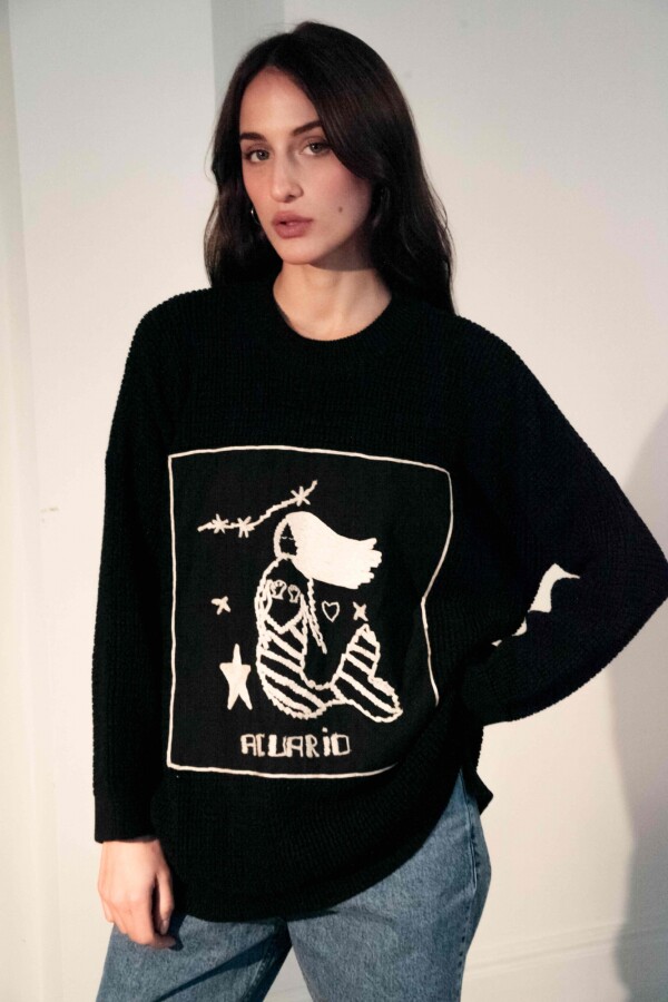 Sweater Acuario Negro