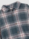 Camisa Body Cuello Bebe De Cuadros Plomo