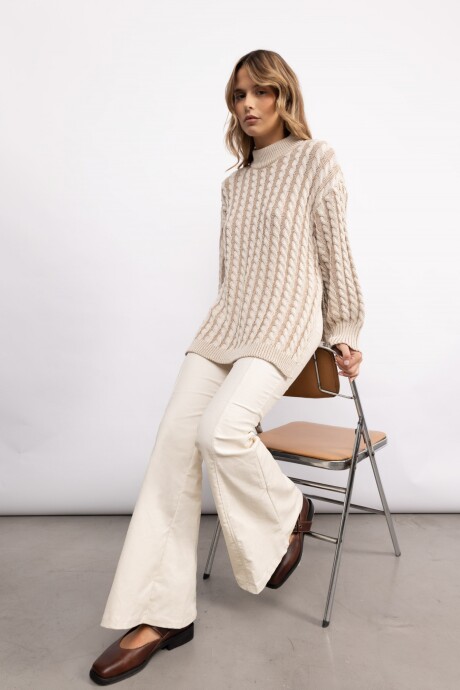 Sweater Edith Long Crudo