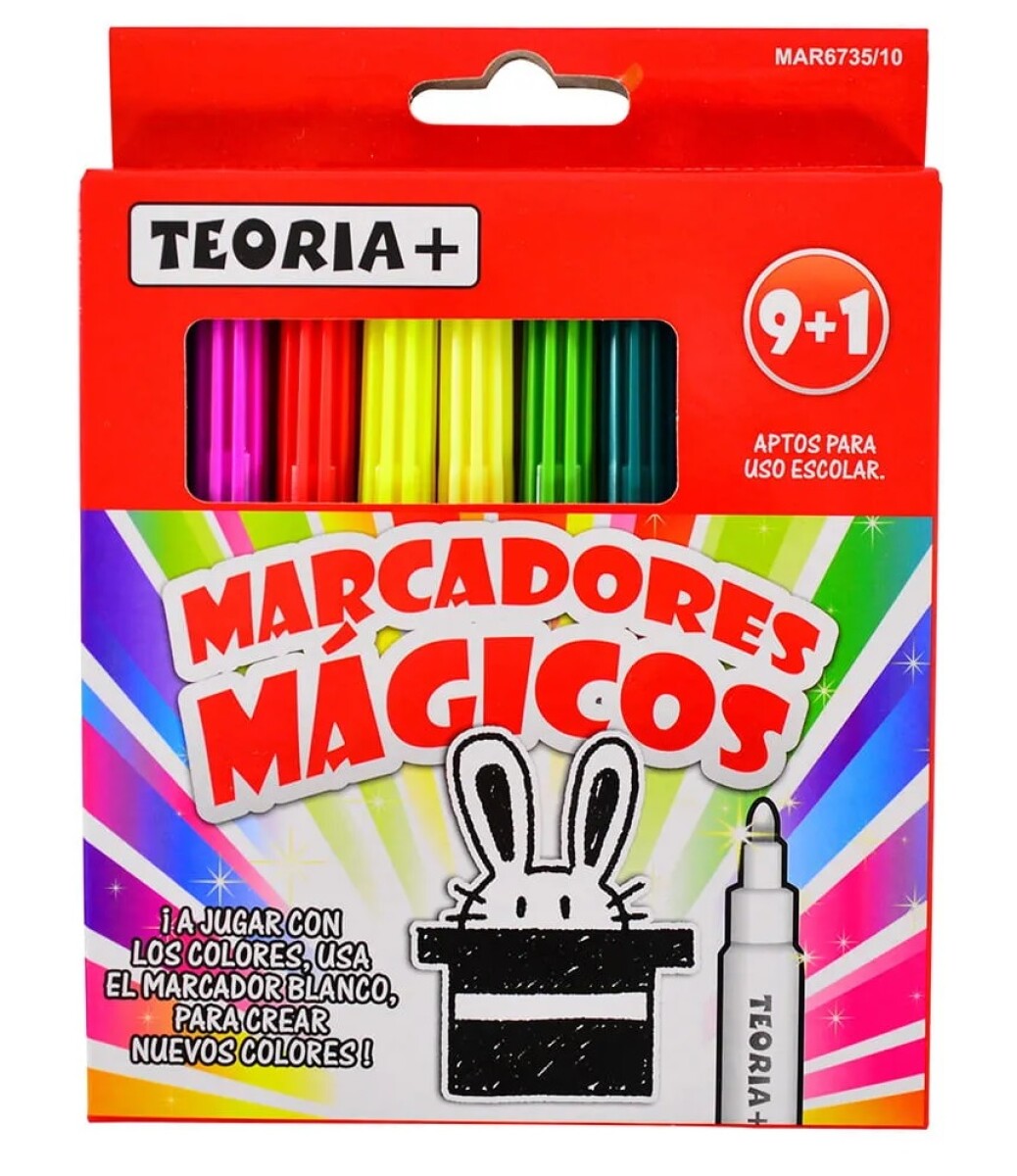 Set x10 Marcadores magicos 