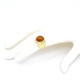 Anillo En Oro 18K Y Ambar Cabullon Anillo En Oro 18K Y Ambar Cabullon
