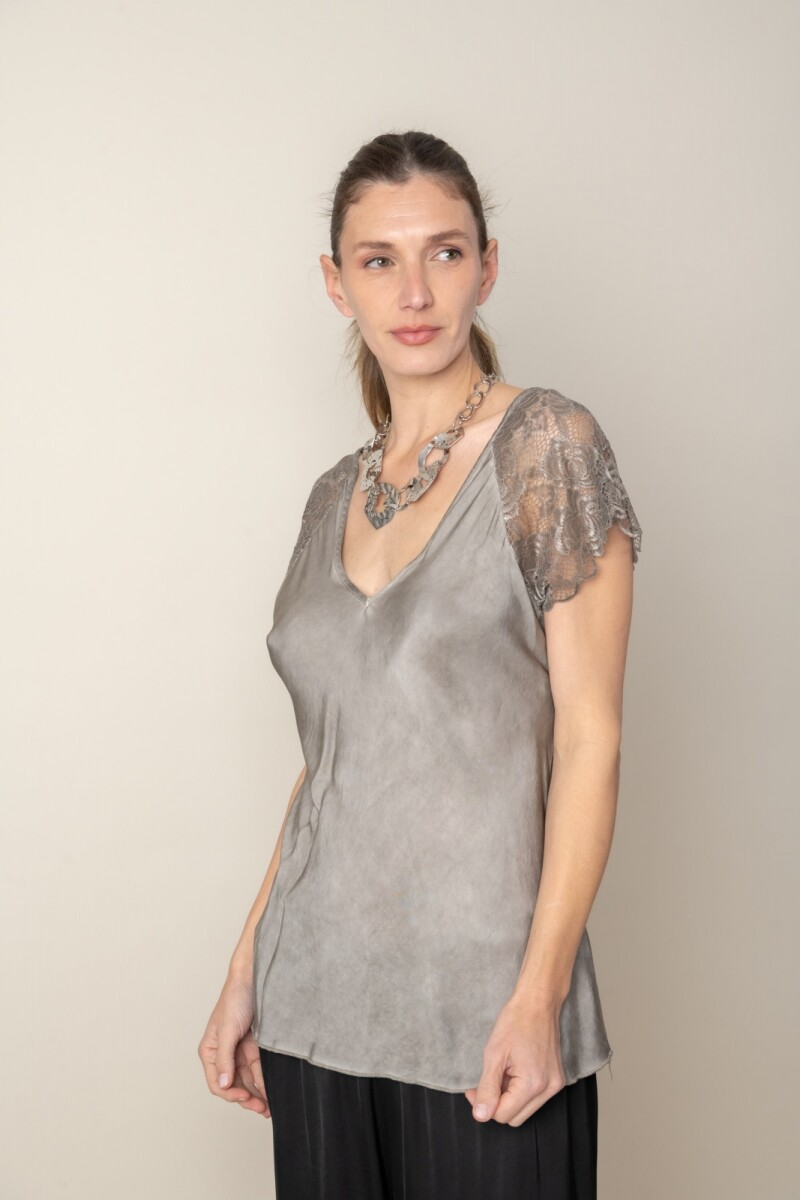 BLUSA NASHIRA - Visón 