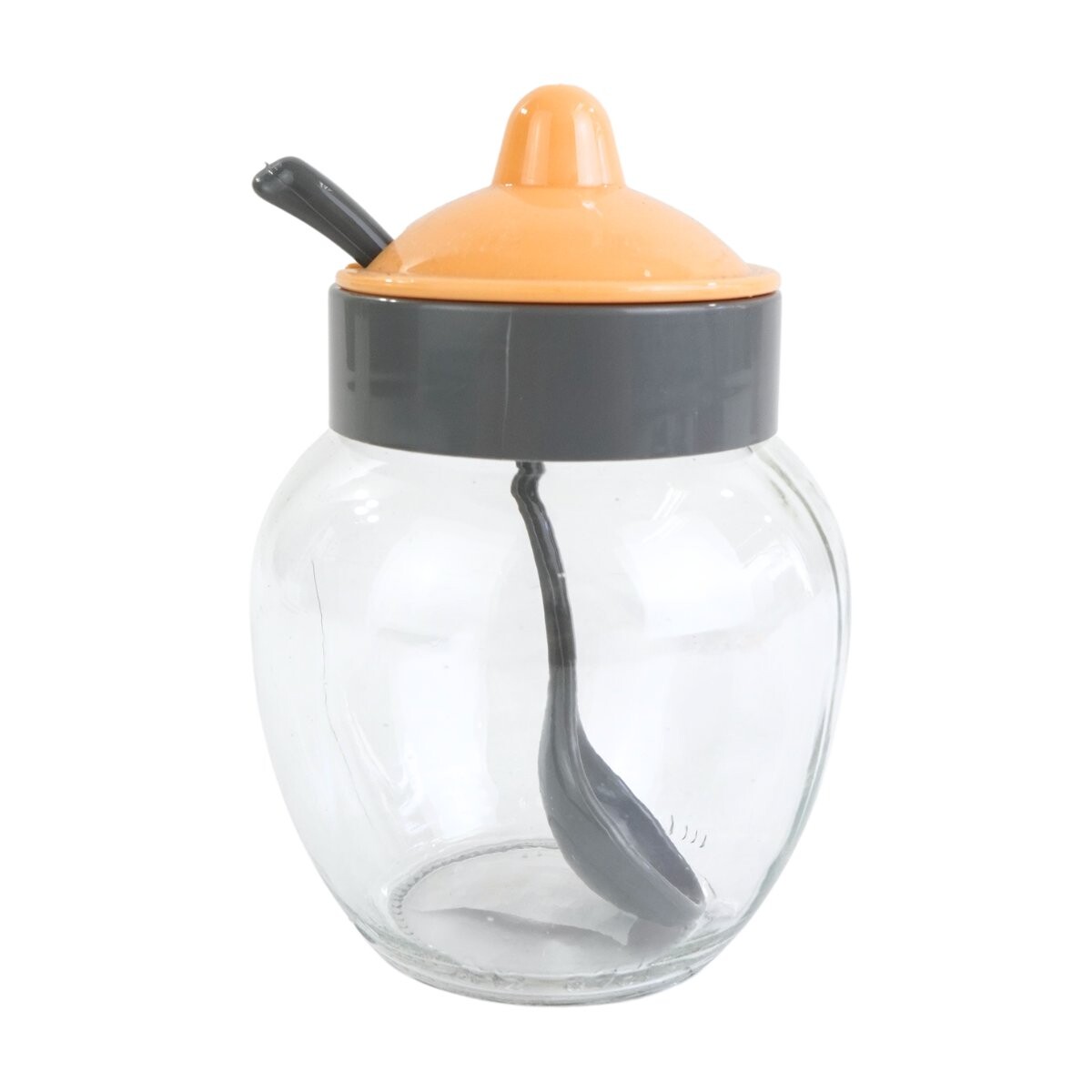 Especiero Herevin de vidrio 370cc con tapa y cuchara 