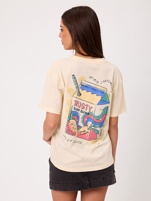 T-SHIRT HIDAYA RUSTY Crema