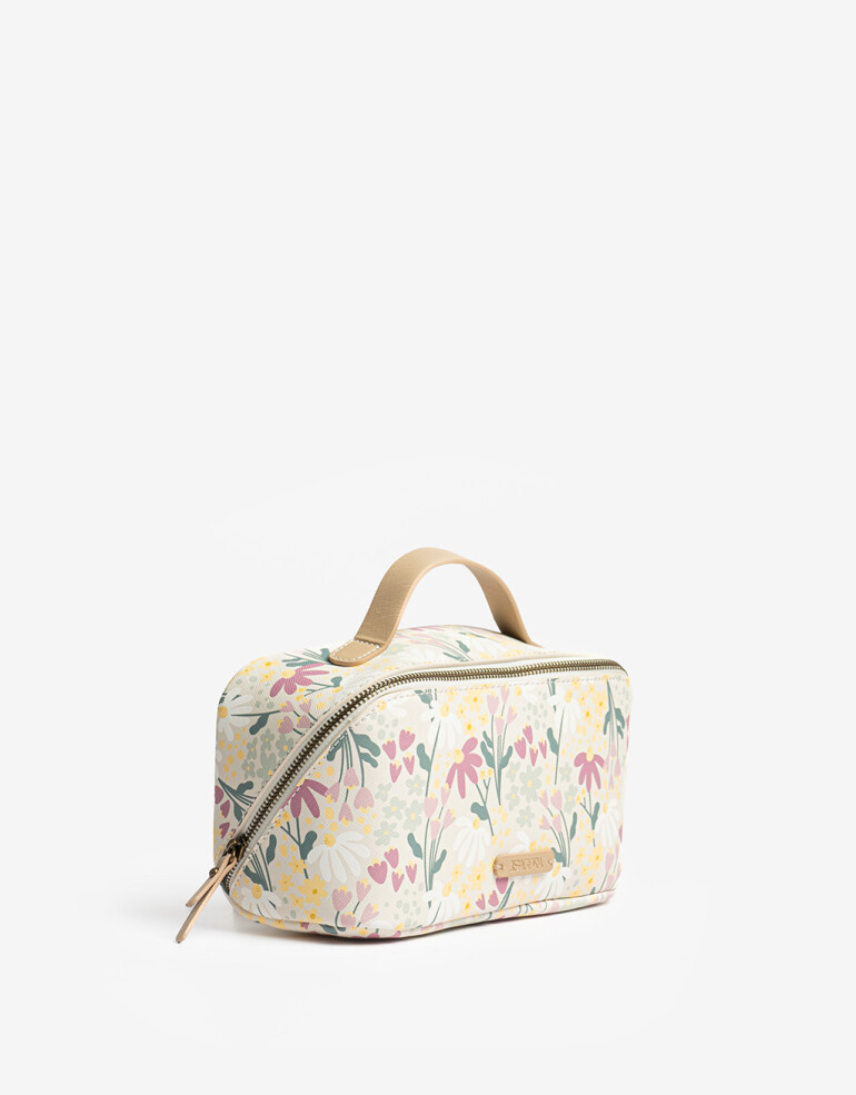 Porta Cosméticos Portacosméticos Flores - Estampado Flores