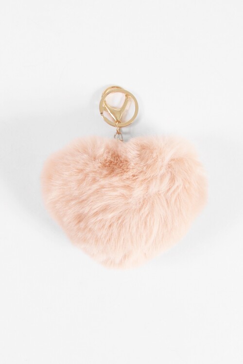 Llavero cora peluche crudo