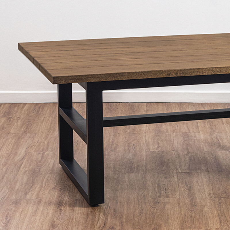 JGO COMEDOR 6PTS JC037/HIERRO 2 SILLAS+2 BANQ (CD) Unica