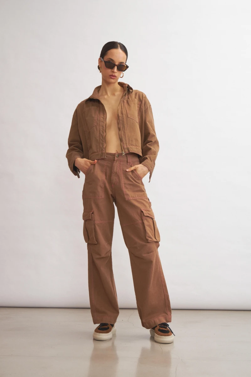 Zipper Jacket Marrón