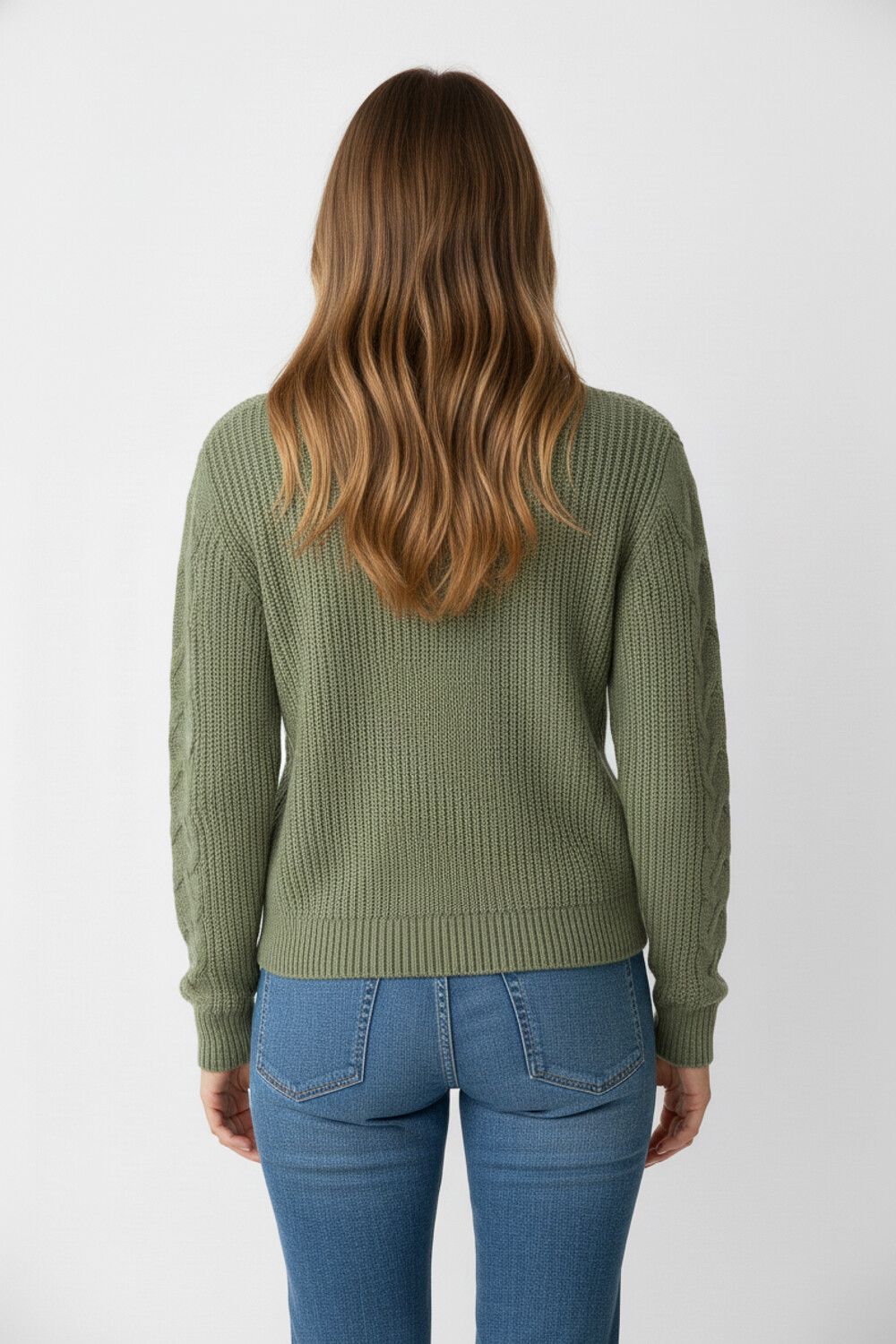 Sweater Focio Verde Azulado