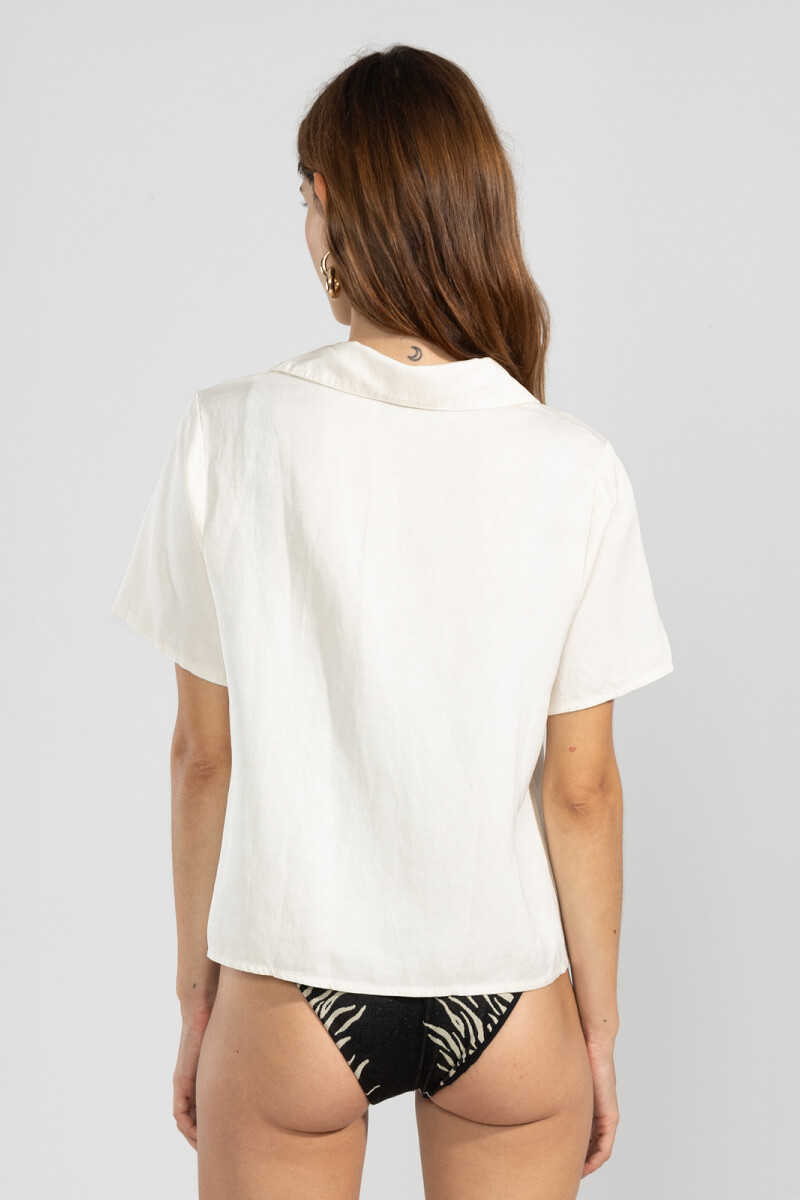 SHORT SLEEVE SHIRT Cream