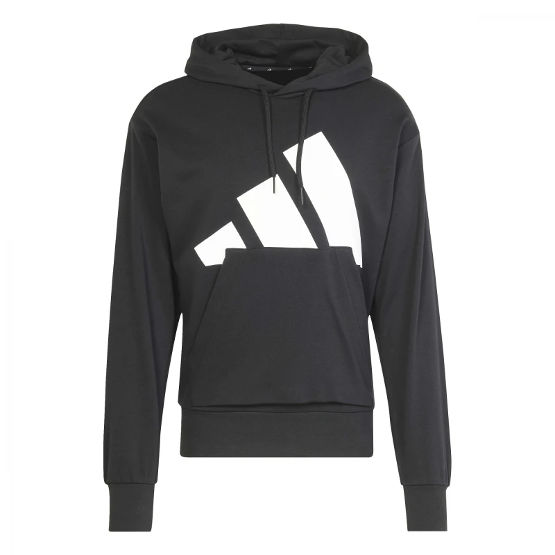 Abrigo Essentials Big Logo French Terry de Hombre Negro
