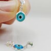 Pendientes Plata 925, Ojo Turco Pendientes Plata 925, Ojo Turco