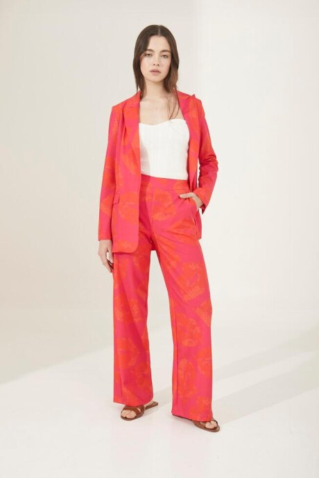 PANTALON KISS FUCSIA