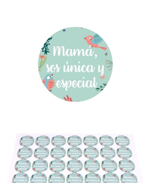 Stickers día de la madre plancha DISEÑO 8