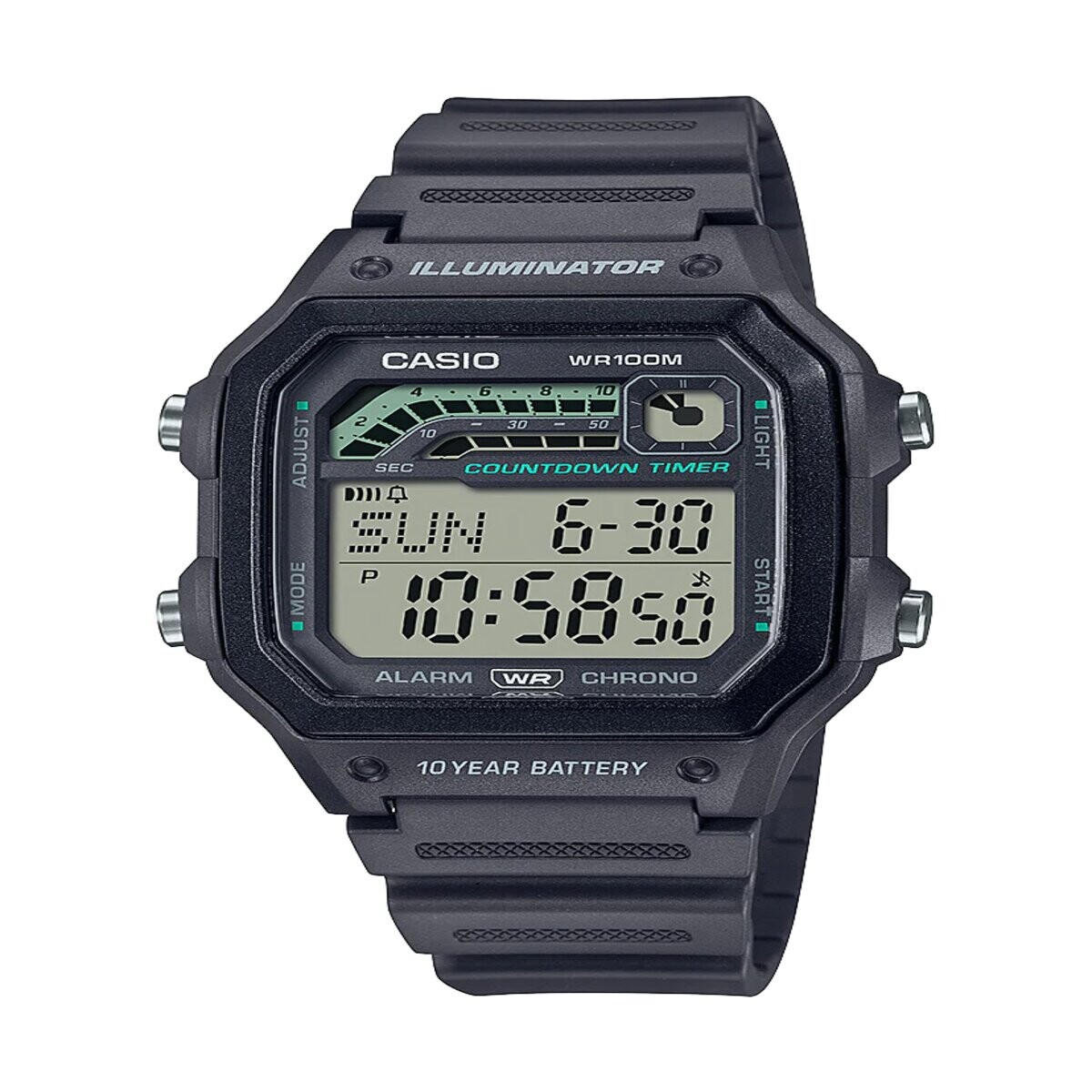 Casio Digital - WS1600H-8A 