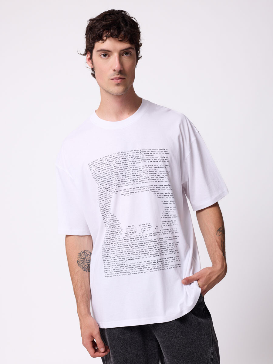 T-SHIRT BALOT DIXIE Blanco