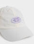 Caps Clasico Gorra Con Tag - Blanco Crudo