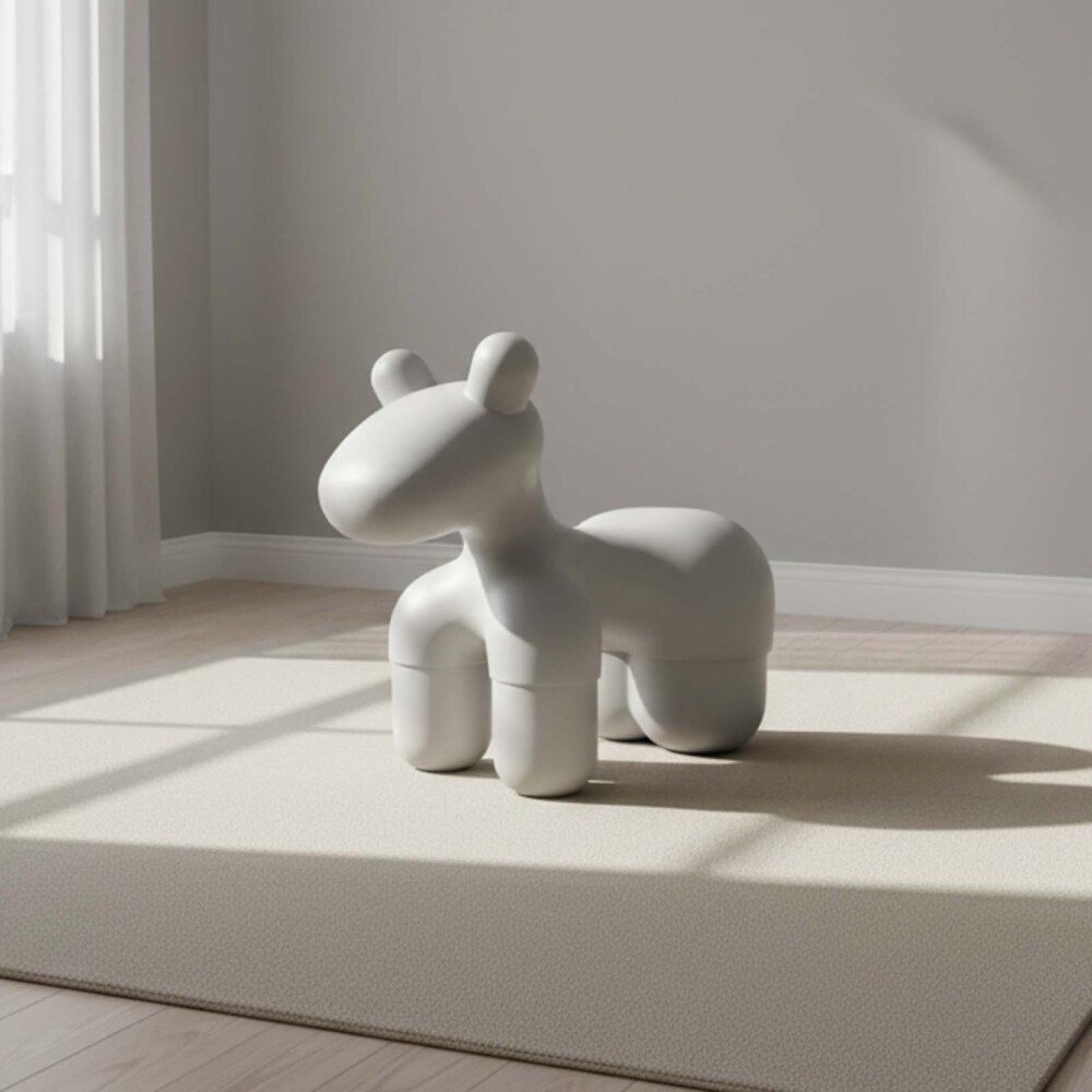 SILLA POLIETILENO GRIS COSMO KIDS S