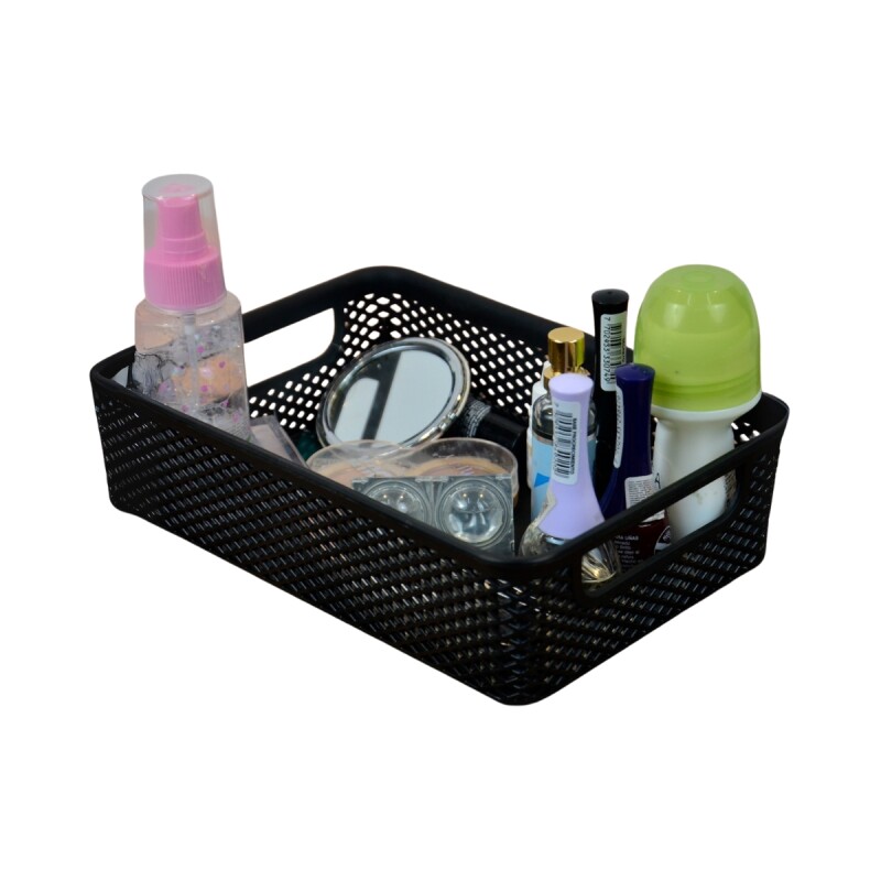 Cesto organizador calado línea M NEGRO