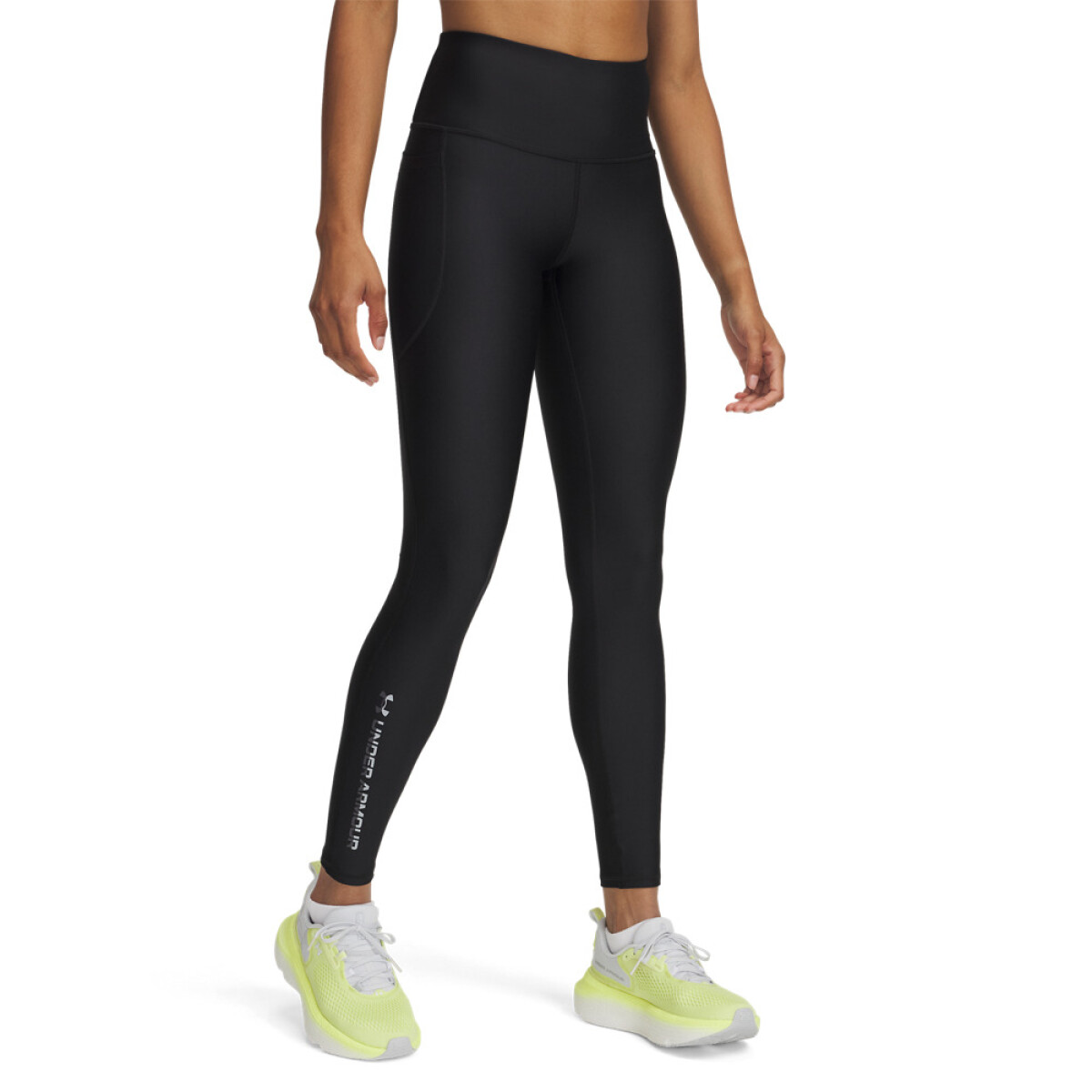 Tech Branded Legging-GRN - BLK-001 