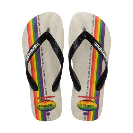 Sandalia de Hombre Havaianas Top Pride Negro