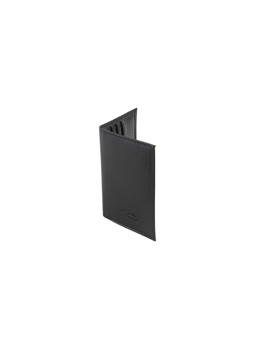 Porta documentos con visor - Negro 