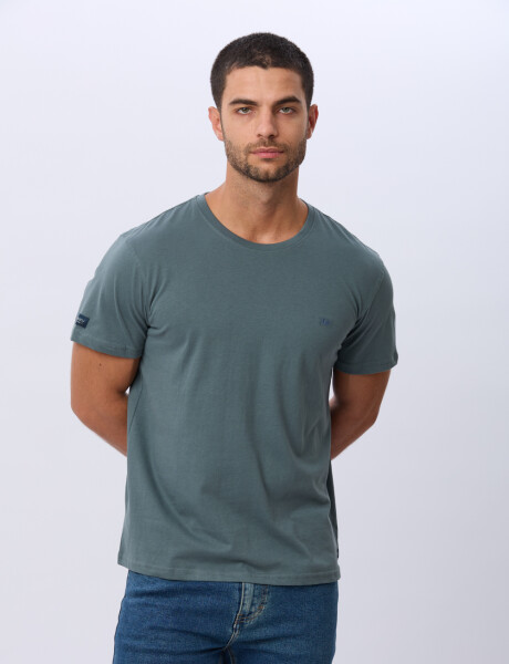 REMERA BÁSICA DE ALGODÓN Petroleo